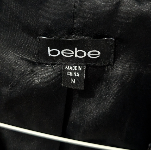 Bebe Snow Leopard Trench Coat - US M - Picture 8 of 16